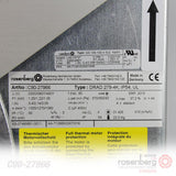 Rosenberg centrifugal AC Fan, Double inlet. DRAD 279-4K (Models C90-27966 / C90-27967)