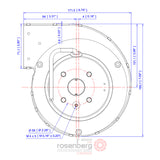 ECOFIT Centrifugal AC Blower Fan. Size: 2GREu15 120x62R (Model E01-A4)
