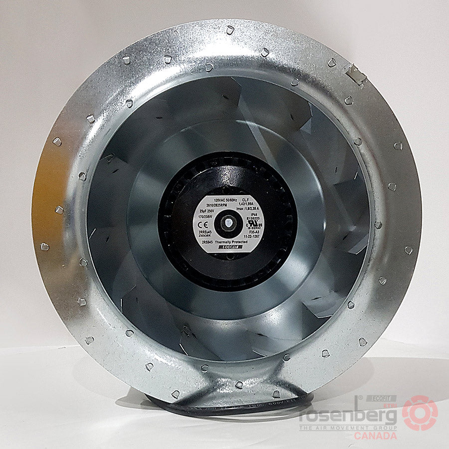 ECOFIT Backward-curved AC Fan, 2RREu45 250x56R (Model F35-A3
