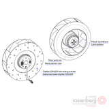 ECOFIT Backward-curved AC Fan, 2RREu45 250x56R (Model F35-A3)
