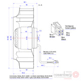 ECOFIT Backward-curved AC Fan, 2RREu45 250x56R (Model F35-A3)
