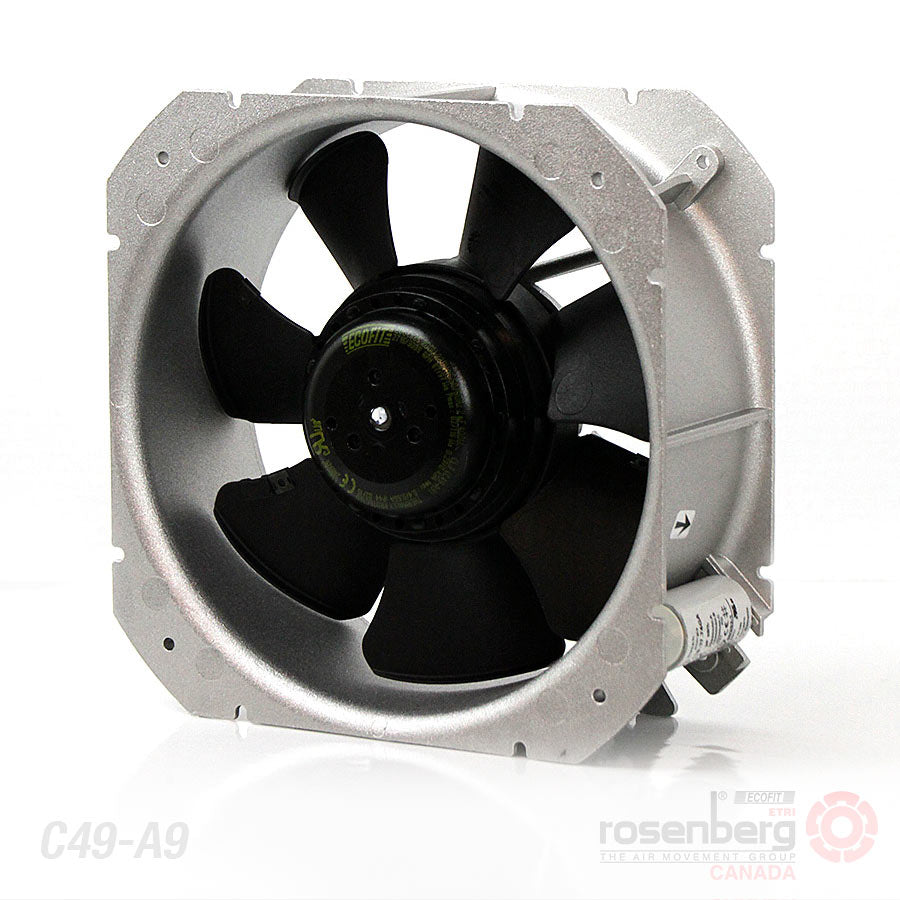 Rosenberg Canada: ECOFIT axial fan, 200 mm.