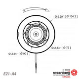 ECOFIT backward-curved fan 2RREuB3 133x42R / E21-A4 scheme