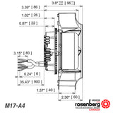 ECOFIT Backward-curved EC Fan / energy-saving ECM fan, RREuG9 192x40R (Model M17-A4)