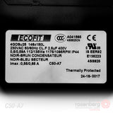ECOFIT Centrifugal AC Blower. 4GDSu25 146x180L (Model C50-A7)