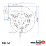 ECOFIT Centrifugal AC Blower. 2GDSu15 120x126L (Model G36-A8)