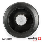 Rosenberg's EC-Plug Fan with backward-curved impeller. Type: GKHR 560-CIE.175.6IF. Article-No.: N42-56000