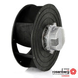 Rosenberg Plug EC / ECM fan with backward-curved impeller. GKHR 500-CIE.154.6IF (Model N42-50011)