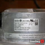 Rosenberg Plug EC / ECM fan with backward-curved impeller. GKHR 355-CIB.112.5HF IE (Model N86-35802)