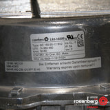 Rosenberg Plug EC / ECM fan with backward-curved impeller. GKHR 400-CIB.125.6FF IE (Model N86-40300)
