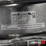 Rosenberg Plug EC / ECM fan with backward-curved impeller. GKHR 450-CIB.140.6IF IE (Model N86-45301)