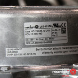 Rosenberg Plug EC / ECM fan with backward-curved impeller. GKHR 500-CIB.160.6IF IE (Model N86-50300)