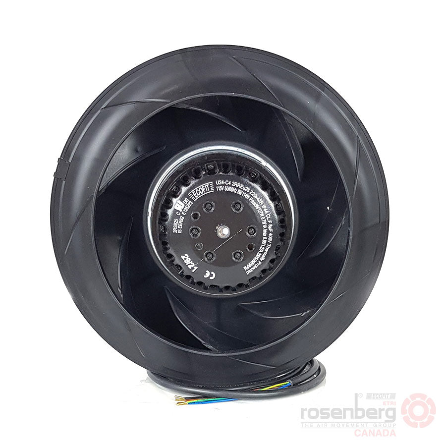 ECOFIT Backward-curved AC Fan, 2RREu25 220x43R (Model U24-C4