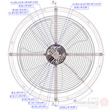 ECOFIT Axial EC Fan (ECM), VGVuV8 400V (Model T15-A2-1)