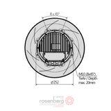 Rosenberg Plug Gen3 EC /ECM fan. GKHR 355-CIB.112.6FF IE Gen3 (Model N86-35814)