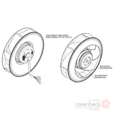 ECOFIT Backward-curved AC Fan, 2RREu20 220x43R (Model U40-A6)