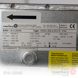 Rosenberg Centrifugal AC Fan. ERAD 250-4.5FA IE (Model B10-25046)