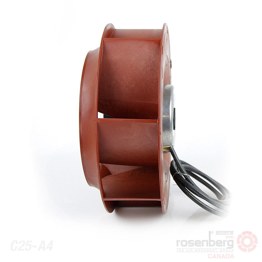 ECOFIT Backward-curved AC Fan, 2RREu35 225x63R (Model C25-A4)