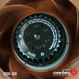 Backward curved centrifugal AC fan (D05-B5 / 2RREu25 220x45R (115V)