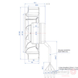 ECOFIT Backward-curved AC Fan, 2RREuB3 180x35R (Model K27-A4)