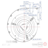 ECOFIT Centrifugal EC Fan/energy-saving ECM fan, GDSuG9 146x188R (Model N17-A5)