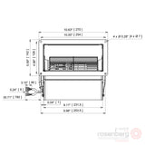 ECOFIT Centrifugal EC Fan (ECM), GDSuV8 146x188L (Model S03-A0-1)