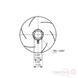 Rosenberg Plug fan with back-curved impeller.  DKHR 400-4SH.140.5FA (Model N62-40009)