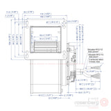 ECOFIT OEM centrifugal EC Fan (ECM), GREuG9 120x62R (Model: Q06-A0)