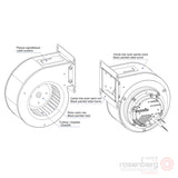 ECOFIT OEM centrifugal EC Fan (ECM), GREuG9 120x62R (Model: Q06-A0)