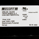 ECOFIT Centrifugal EC Fan /energy-saving ECM fan. GREuG9 120x62R (Model P47-A3)