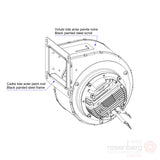 ECOFIT Centrifugal EC Fan /energy-saving ECM fan. GREuG9 120x62R (Model P47-A3)