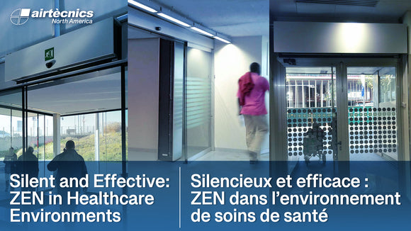 Airtècnics' ZEN Air Curtain in Healthcare Environments: Silence and Effectiveness.