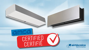 AMCA Certification for Rosenberg's Air Curtains by Airtecnics