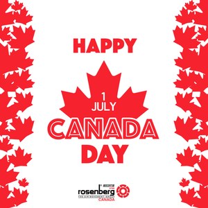 Happy Canada Day from Rosenberg Fans Canada!