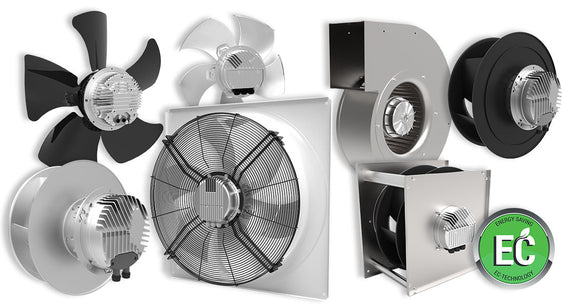 EC-Motor Fans (ECM) by Rosenberg / ECOFIT