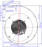 ECOFIT Centrifugal EC Fan /energy-saving ECM fan. GREuG9 160x62R (Model L45-A0)