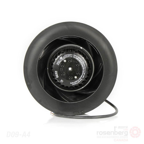 ECOFIT Backward-curved AC Fan, 2RREu15 192x40R (Model D09-A4)