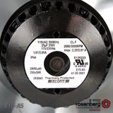 Rosenberg Fans Canada. ECOFIT Backward curved centrifugal AC fan AC (E15-A / 2RREu45 250x56R (115V)