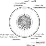 ECOFIT Backward-curved EC (ECM) Fan, RREuG9 220x43R (Model U24-D5)