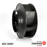 Rosenberg's EC-Plug Fan with backward-curved impeller. Type: GKHR 450-CIE.136.5HF. Article-No.: N42-45001