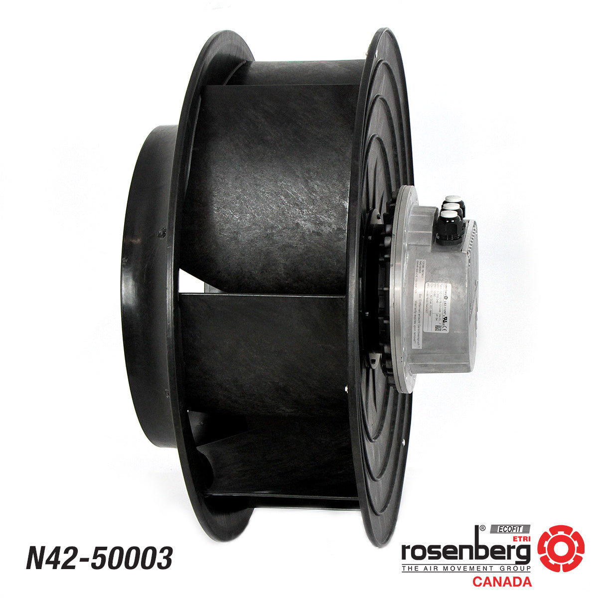 Ecm Plug Fans Rosenberg Plug EC / ECM fan with backward-curved impeller. GKHR 500-CI ...
