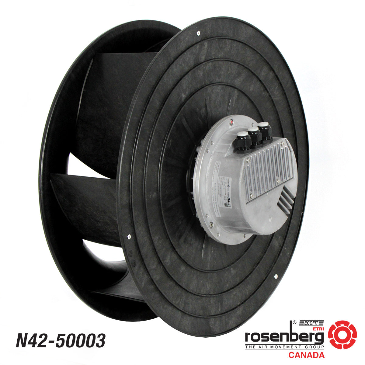Ecm Plug Fans Rosenberg Plug EC / ECM fan with backward-curved impeller. GKHR 500-CI ...