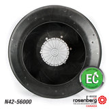 Rosenberg's EC-Plug Fan with backward-curved impeller. Type: GKHR 560-CIE.175.6IF. Article-No.: N42-56000