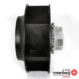 Rosenberg Plug EC / ECM fan with backward-curved impeller. GKHR 500-CIE.154.6IF (Model N42-50011)