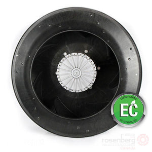 Rosenberg Plug EC / ECM fan with backward-curved impeller. GKHR 500-CIE.154.6FF (Model N42-50002)