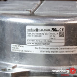 Name plate/ specs for Rosenberg's EC-Plug Fan with backward-curved impeller. Type: GKHR 500-CIE.154.6IF. Article-No.: N42-5
