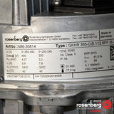 Rosenberg Plug Gen3 EC /ECM fan. GKHR 355-CIB.112.6FF IE Gen3 (Model N86-35814)