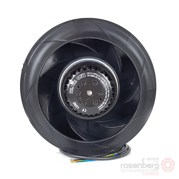 ECOFIT Backward-curved AC Fan, 2RREu25 220x43R (Model  U24-C4)
