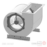 Rosenberg centrifugal AC Fan, Double inlet. DRAD 251-4 L (Models: C90-25163 / C90-25164)