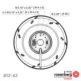 Backward curved centrifugal AC fan (B12-A3/2RREu35 225x63R (115V)